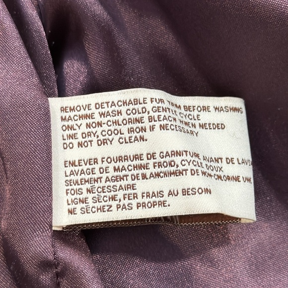 Laundry by Design Iridescent Purple Ruched Winter Jacket Womens XL - Picture 13 of 14